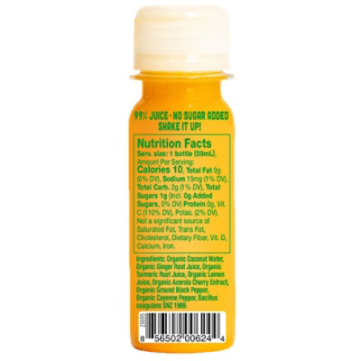 Vive Organic Immunity Boost Shot Cayenne Ginger and Turmeric Wellness Shot - 2 Fl. Oz. - Image 3