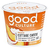 good culture Simply Cottage Cheese 2% Milkfat Peach - 5.3 Oz - Image 1