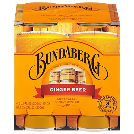 Bundaberg Soda Ginger Beer - 4-200 Ml - Image 2