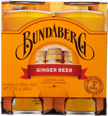 Bundaberg Soda Ginger Beer - 4-200 Ml - Image 6