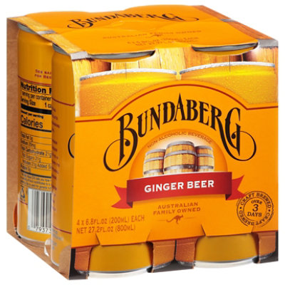 Bundaberg Soda Ginger Beer - 4-200 Ml - Image 2