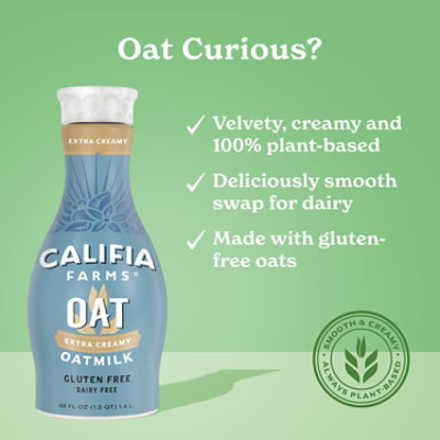 Califia Farms Extra Creamy Oat Milk - 48 Fl. Oz. - Image 3