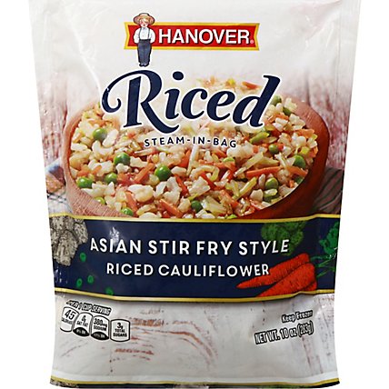 Hanover Riced Steam In Bag Riced Cauliflower Asian Stir Fry Style - 10 Oz - Image 2