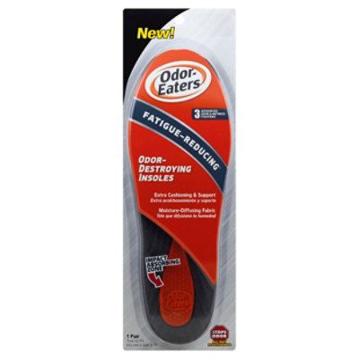 Odor-Eaters Insoles Odor Destroying Fatigue Reducing - Each