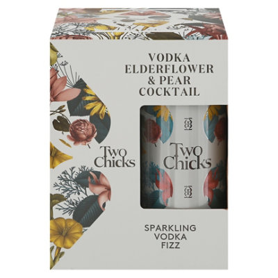Two Chicks Sparkling Vodka Pear & Elderflower Rtd - 355 Ml - Image 2