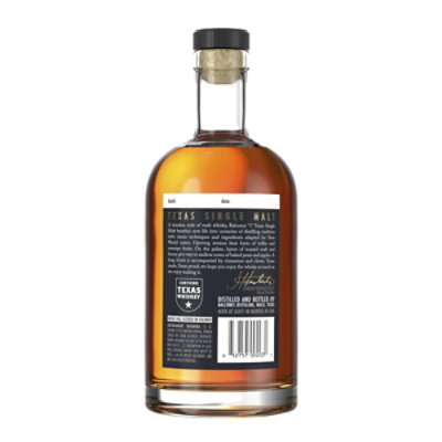 Balcones Texas Single Malt Whisky - 750 Ml - Image 2