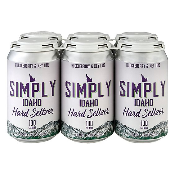 Simply Idaho Hckbry Key Lime Seltzer In Cans - 6-12 Fl. Oz.