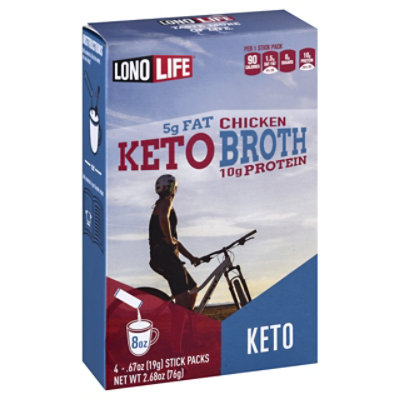  Lono Life Chicken Broth Keto - 4 Count 