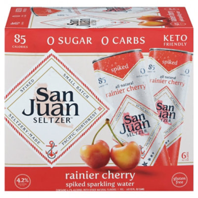 San Juan Rainer Cherry Seltzer - 6-12 Fl. Oz. - Image 3