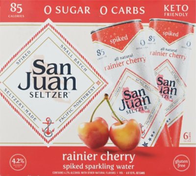 San Juan Rainer Cherry Seltzer - 6-12 Fl. Oz. - Image 2
