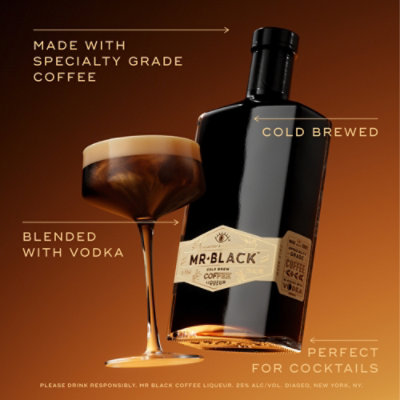 Mr Black Cold Brew Coffee  Made With Vodka Liqueur - 750 Ml - Image 4