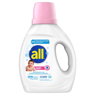 all Baby Laundry Detergent Liquid Gentle For Baby 24 Loads 36 Fl. Oz