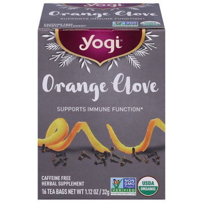 Yogi Tea Bags Orange Clove 16 Count - 1.12 Oz - Image 3