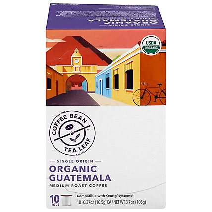 Coffee Bean & Tea Leaf Single Serve Guatemala Coffee - 10 Count - Image 3
