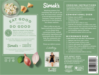 SIMEKS Lasagna All Natural Vegetable - 32 Oz - Image 5