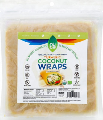 Nuco Coconut Wraps Organic Turmeric 5 Count - 2.47 Oz - Image 2