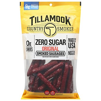 Tillamook Zero Sugar Original Smoked Sausage - 10 Oz - Image 2