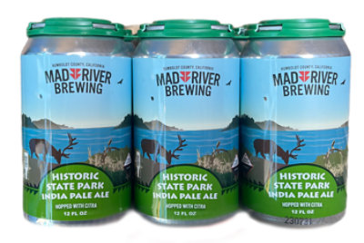 Mad River Historic State Park IPA In Cans - 6-12 Fl. Oz. - Image 1