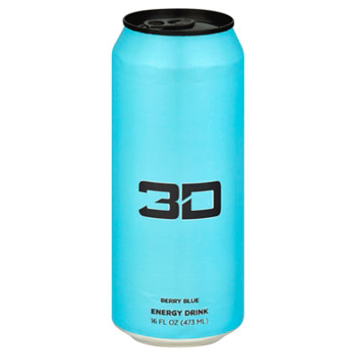 3d Drink Energy Blue - 16 Fl. Oz. - Image 3