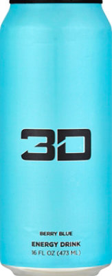 3d Drink Energy Blue - 16 Fl. Oz. - Image 2