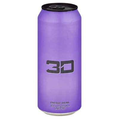 3d Drink Energy Purple - 16 Fl. Oz. - Image 3