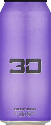 3d Drink Energy Purple - 16 Fl. Oz. - Image 2