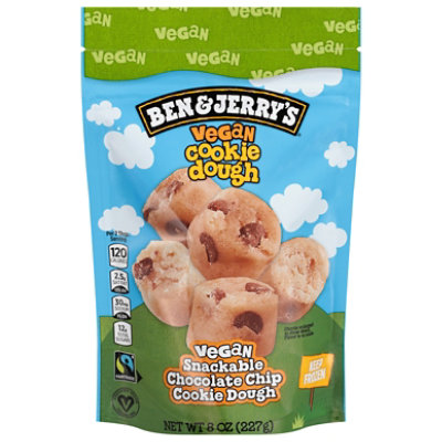 Ben & Jerrys Vegan Chocolate Chip Cookie Dough Chunks - 8 Oz