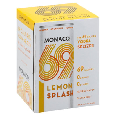 Monaco Lemon Splash 4pk - 4-12 Fl. Oz. - Image 1