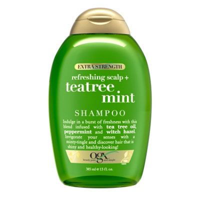 OGX Extra Strength Teatree Mint Refreshing Scalp Shampoo - 13 Fl. Oz.