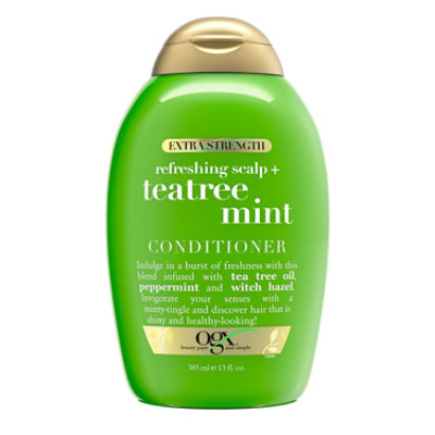 OGX Extra Strength Refreshing Scalp + Teatree Mint Conditioner - 13 Fl. Oz. - Image 1