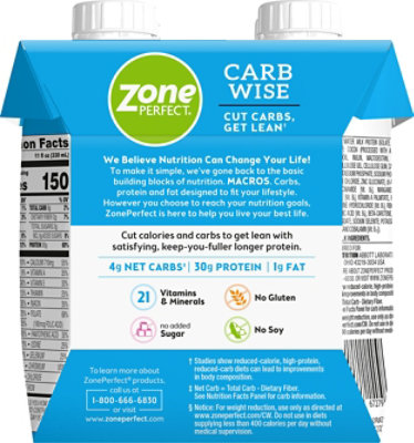 ZonePerfect Carb Wise Shake Ready To Drink Chocolate Marshmallow - 4-11 Fl. Oz. - Image 6