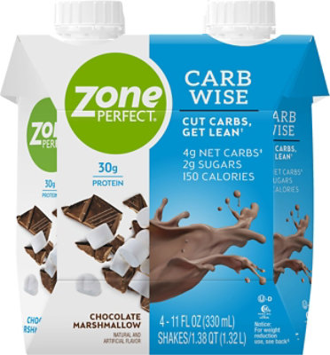 ZonePerfect Carb Wise Shake Ready To Drink Chocolate Marshmallow - 4-11 Fl. Oz. - Image 2
