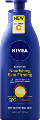 Nivea Body Lotion Nourishing Skin Firming With Q10 + Vitamin C - 16.9 Fl. Oz. - Image 2