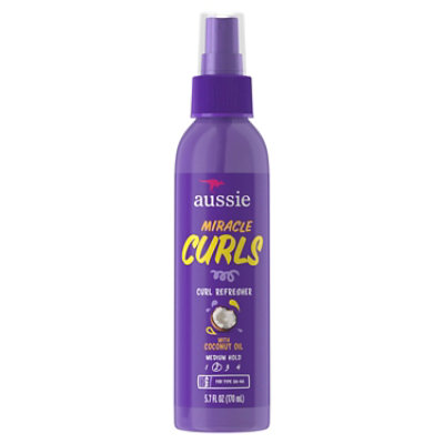 Aussie Miracle Curls Refresher Spray Gel with Coconut & Jojoba Oil - 5.7 Fl. Oz. - Image 8