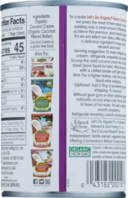Lets Do Organic Coconut Cream Organic Heavy - 13.5 Fl. Oz. - Image 5