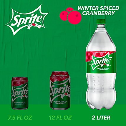 Sprite Winter Spiced Cranberry - 2 Liter - Image 3