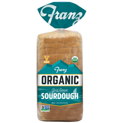 Franz Organic Sandwich Bread Thin Sliced Gold Coast Sourdough Bread - 20 Oz - Image 2