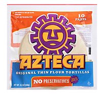 Azteca Tortillas Flour Soft Taco Size 10 Count - 8.5 Oz