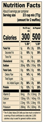 Krusteaz Protein Chocolate Chip Muffin Mix - 16.22 Oz - Image 3