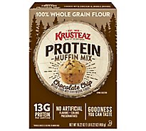 Krusteaz Protein Chocolate Chip Muffin Mix - 16.22 Oz