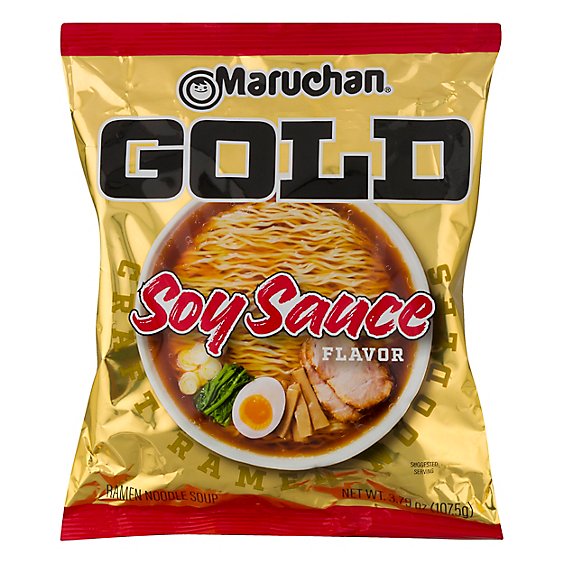 Maruchan Gold Ramen Noodle Soup Soy Sauce - 3.79 Oz
