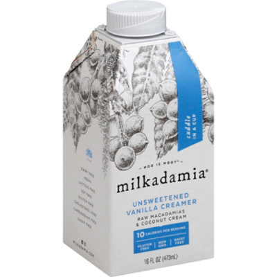 Milkadami Unsweetened Vanilla Creamer - 16 Fl. Oz. - Image 1