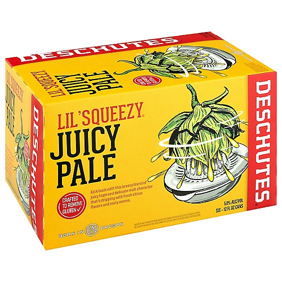 Deschutes Lil Squeezy Juicy Ale In Cans - 6-12 Fl. Oz.