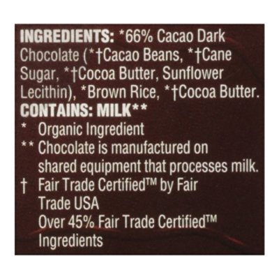 Lundberg Family Farms Organic Dark Chocoalte Thin Stackers - 3.3 Oz - Image 5