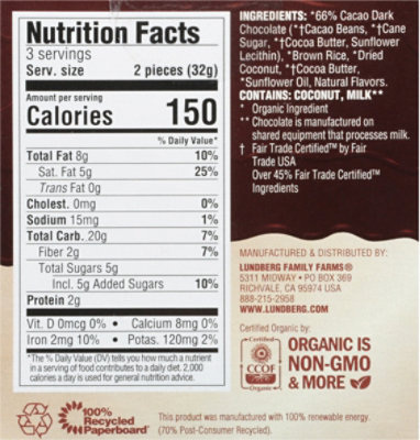 Lundberg Rice Cake Drk Chc Ccnt - 3.4 Oz - Image 6