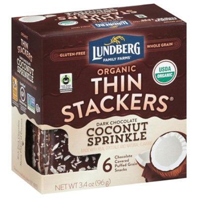 Lundberg Rice Cake Drk Chc Ccnt - 3.4 Oz - Image 1