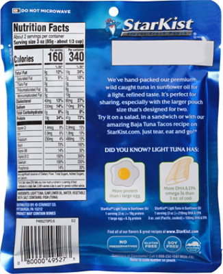 StarKist Tuna Chunk Light In Sunflower Oil - 6.4 Oz - Image 5