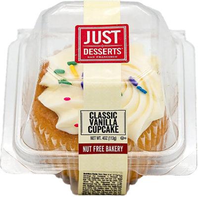Classic Vanilla Cupcake - 4 Oz - Image 1
