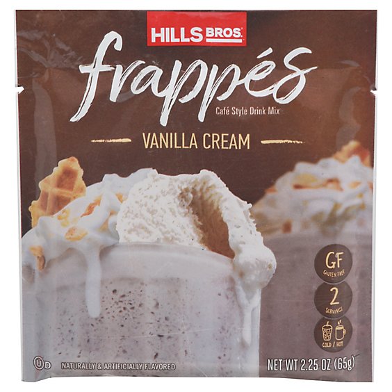 Hills Bros Frappe Vanilla Cream - 2.3 Oz