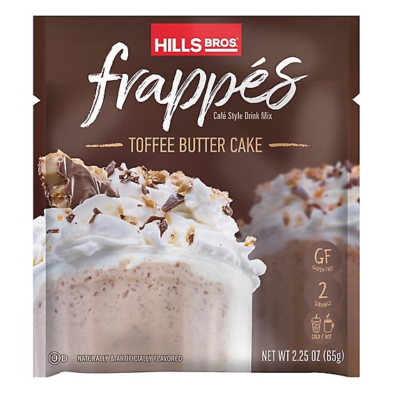 Hills Bros Frappe Toffee Butter Cake - 2.3 Oz